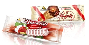 Флоу-пак упаковка мороженого Флоу-пак упаковка мороженого